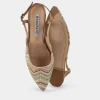New BALERINA DESTALONADA YUTE MULTICOLOR Mujer Zuecos Y Mules | Flats Y Mocasines