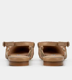 New BALERINA DESTALONADA YUTE MULTICOLOR Mujer Zuecos Y Mules | Flats Y Mocasines