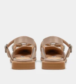 Outlet BALERINA MOÑO CRISTALES  NUDE Mujer Flats Y Mocasines