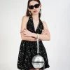 New BOLSO BOLA DISCO PIEL PLATA Mujer Fiesta | Bolsos Y Accesorios