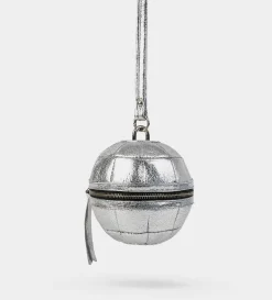New BOLSO BOLA DISCO PIEL PLATA Mujer Fiesta | Bolsos Y Accesorios
