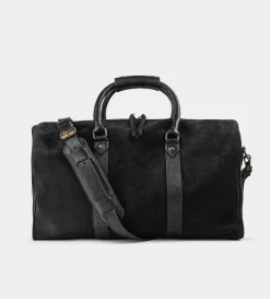 Hot BOLSO DE VIAJE GAMUZA PIEL NEGRO Hombre Backpacks / Travel Collection | Travel Collection