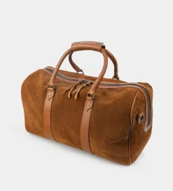 Clearance BOLSO DE VIAJE GAMUZA PIEL MIEL Hombre Backpacks / Travel Collection | Travel Collection