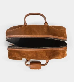 Clearance BOLSO DE VIAJE GAMUZA PIEL MIEL Hombre Backpacks / Travel Collection | Travel Collection