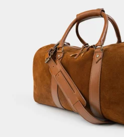 Clearance BOLSO DE VIAJE GAMUZA PIEL MIEL Hombre Backpacks / Travel Collection | Travel Collection