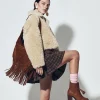 Sale BOLSO HOBO PIEL GAMUZA CAFÉ Mujer Bolsos Y Accesorios | Bolsos