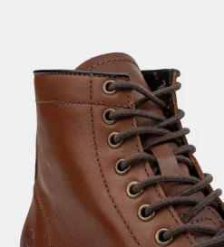 Clearance BOTA AGUJETAS PIEL MIEL Hombre Botas Y Botines