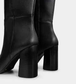 Best BOTA ALTA PIEL NEGRO Mujer Botas Y Botines | Piel Auténtica