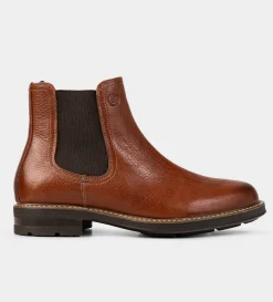 Discount BOTA CHELSEA PIEL MIEL Hombre Botas Y Botines