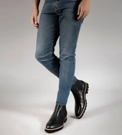 Discount BOTA CHELSEA PIEL NEGRO Hombre Botas Y Botines