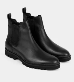 Outlet BOTA CHELSEA PIEL NEGRO Hombre Botas Y Botines