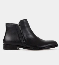 Online BOTA CIERRE LATERAL PIEL NEGRO Hombre Botas Y Botines