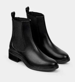 Clearance BOTIN CASUAL CHELSEA NEGRO Mujer Botas Y Botines | Piel Auténtica