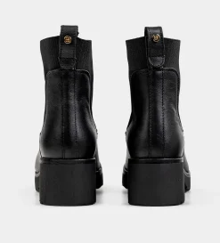 New BOTÍN CALCETÍN PIEL NEGRO Mujer Botas Y Botines | Piel Auténtica