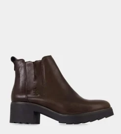 Clearance BOTÍN CHELSEA PIEL CAFÉ Mujer Botas Y Botines | Piel Auténtica