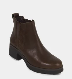 Clearance BOTÍN CHELSEA PIEL CAFÉ Mujer Botas Y Botines | Piel Auténtica