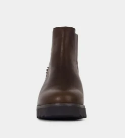 Clearance BOTÍN CHELSEA PIEL CAFÉ Mujer Botas Y Botines | Piel Auténtica