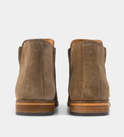 Hot BOTÍN CIERRE LATERAL PIEL GAMUZA TAUPE Hombre Botas Y Botines