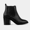 Hot BOTÍN TACÓN CHELSEA PIEL NEGRO Mujer Western