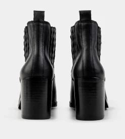 Hot BOTÍN TACÓN CHELSEA PIEL NEGRO Mujer Western