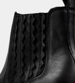 Hot BOTÍN TACÓN CHELSEA PIEL NEGRO Mujer Western