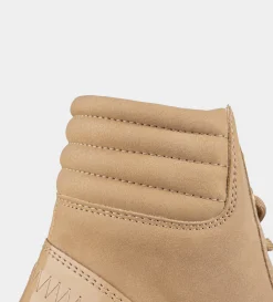 Discount BOTÍN TRACK AGUJETAS BEIGE Mujer Botas Y Botines