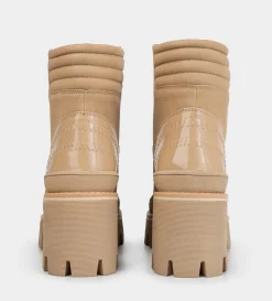 Discount BOTÍN TRACK AGUJETAS BEIGE Mujer Botas Y Botines