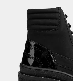 Sale BOTÍN TRACK AGUJETAS NEGRO Mujer Botas Y Botines