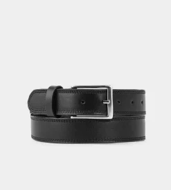 Sale CINTURÓN DE PIEL NEGRO Hombre Cinturones | Cinturones