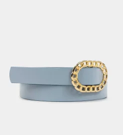 Online CINTURÓN HEBILLA AZUL PASTEL Mujer Bolsos Y Accesorios | Cinturones