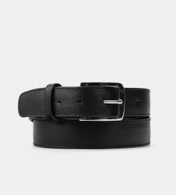 Clearance CINTURÓN PIEL AUTÉNTICA NEGRO Hombre Cinturones | Cinturones