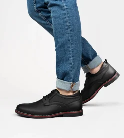 New DERBY CASUAL TEXTURA NEGRO Hombre Casual