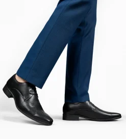 Fashion DERBY GRABADO PIEL NEGRO Hombre Vestir