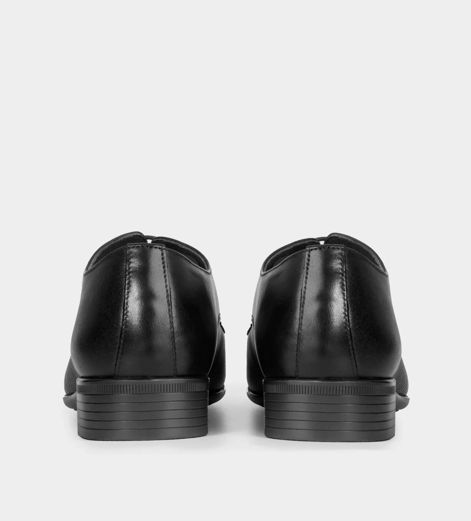 Fashion DERBY GRABADO PIEL NEGRO Hombre Vestir
