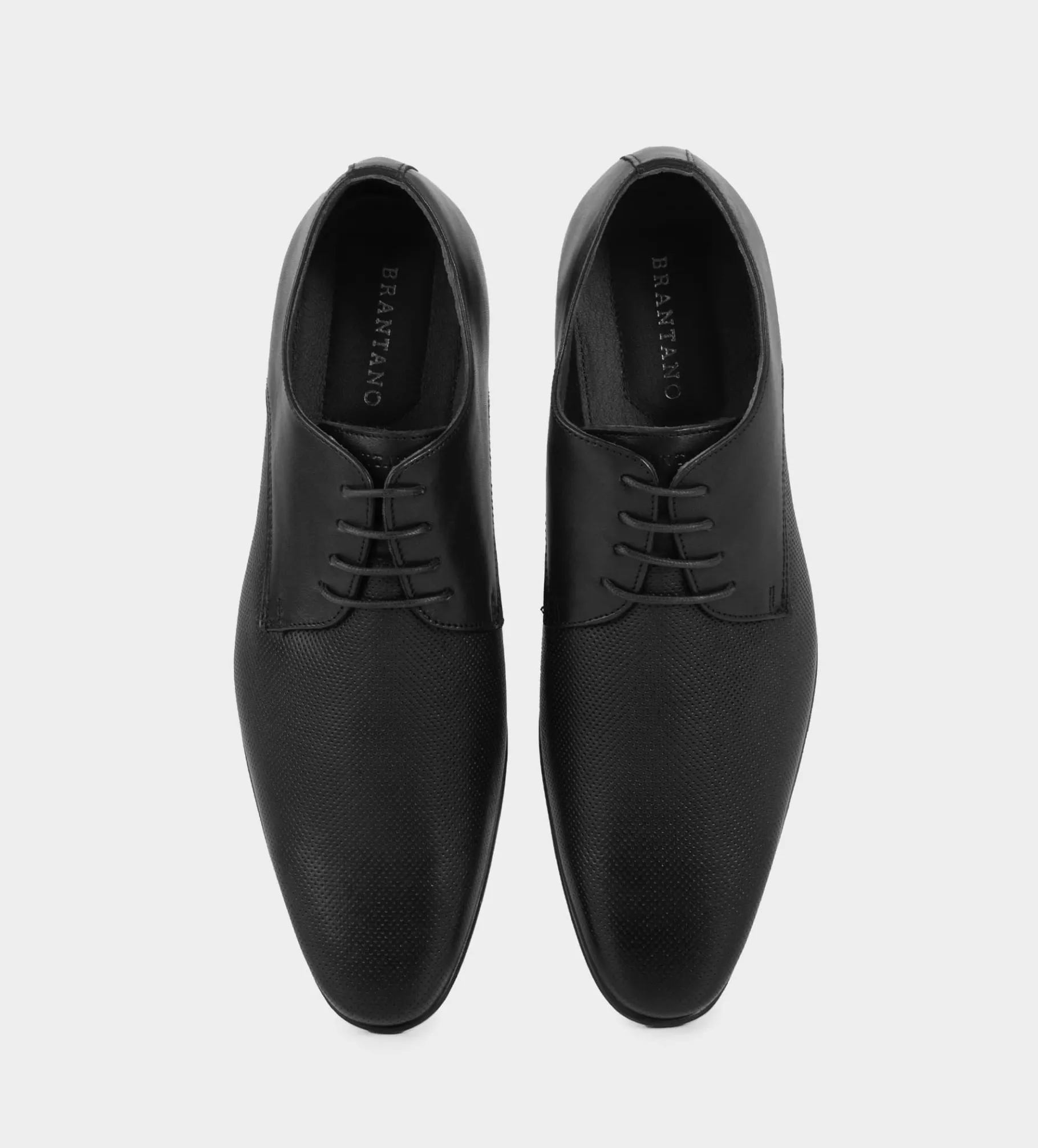 Fashion DERBY GRABADO PIEL NEGRO Hombre Vestir