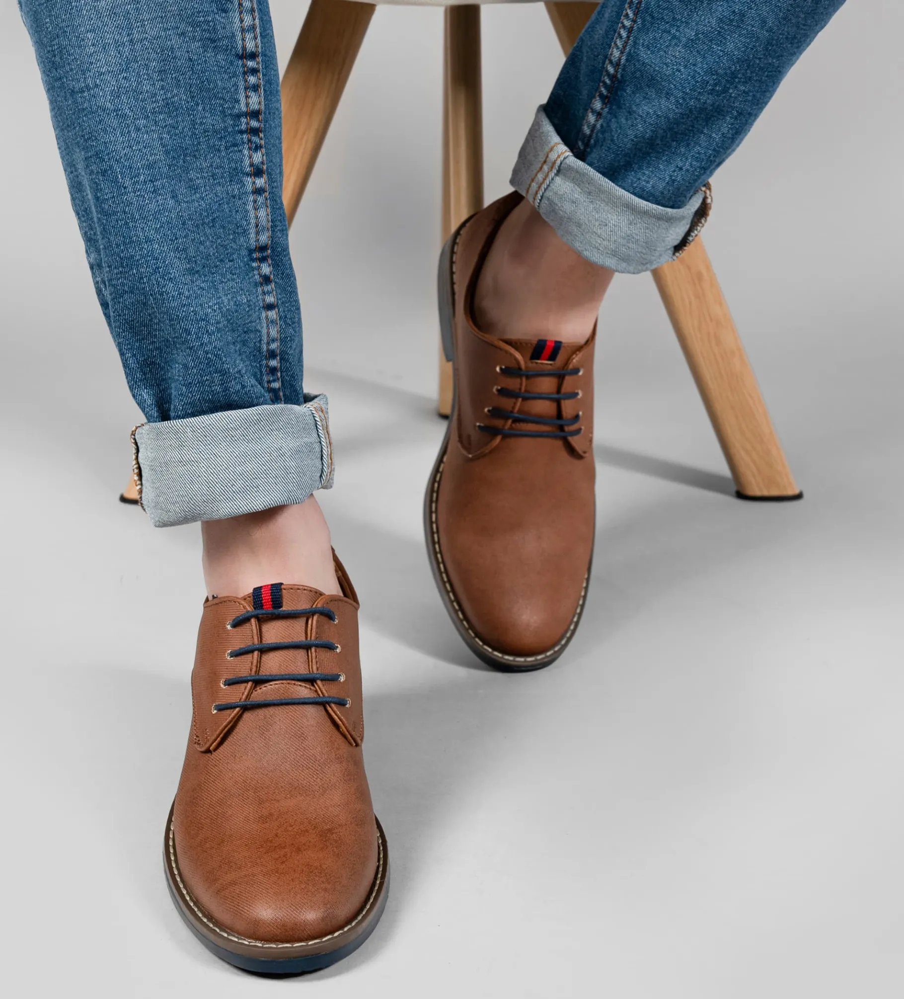 Best DERBY PESPUNTE TALÓN CASUAL MIEL Hombre Casual