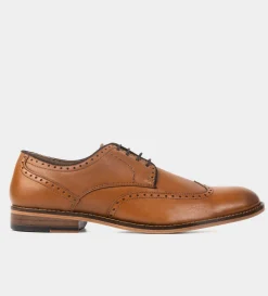 Hot DERBY WINGTIP PIEL MIEL Hombre Vestir