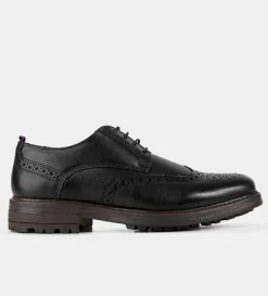 Online DERBY WINGTIP PIEL NEGRO Hombre Casual