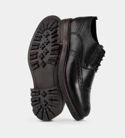 Online DERBY WINGTIP PIEL NEGRO Hombre Casual