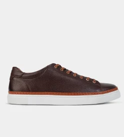 New LUXURY SNEAKER PIEL CAFE Hombre Sneakers