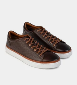 New LUXURY SNEAKER PIEL CAFE Hombre Sneakers