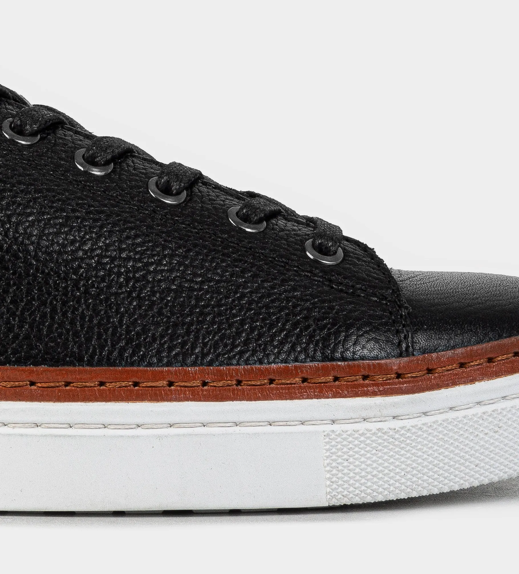 Outlet LUXURY SNEAKER PIEL NEGRO Hombre Sneakers
