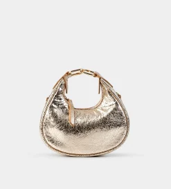 Best MINI BOLSO HOBO PIEL ORO Mujer Fiesta | Bolsos Y Accesorios