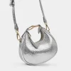 New MINI BOLSO HOBO PIEL PLATA Mujer Fiesta | Bolsos Y Accesorios