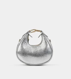 New MINI BOLSO HOBO PIEL PLATA Mujer Fiesta | Bolsos Y Accesorios
