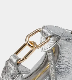 New MINI BOLSO HOBO PIEL PLATA Mujer Fiesta | Bolsos Y Accesorios