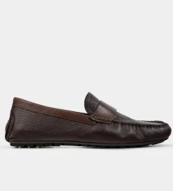 Clearance MOCASÍN CASUAL ANTIFAZ PIEL CAFÉ Hombre Mocasines