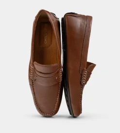 Best MOCASÍN CASUAL PIEL CAFÉ Hombre Mocasines