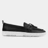 Outlet MOCASÍN CASUAL PIEL NEGRO Mujer Flats Y Mocasines