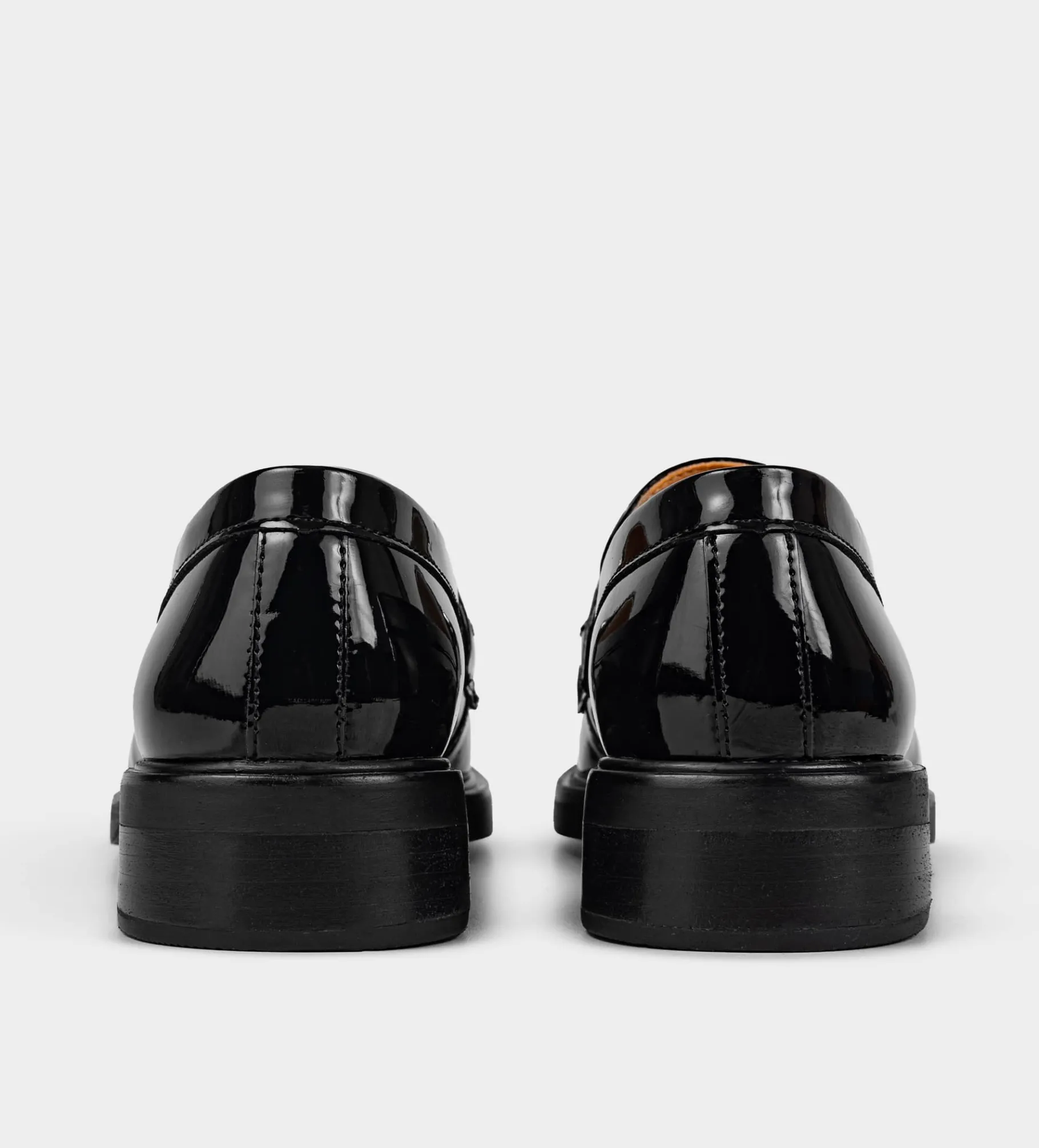 Best MOCASÍN HERRAJE CHAROL NEGRO Mujer Flats Y Mocasines